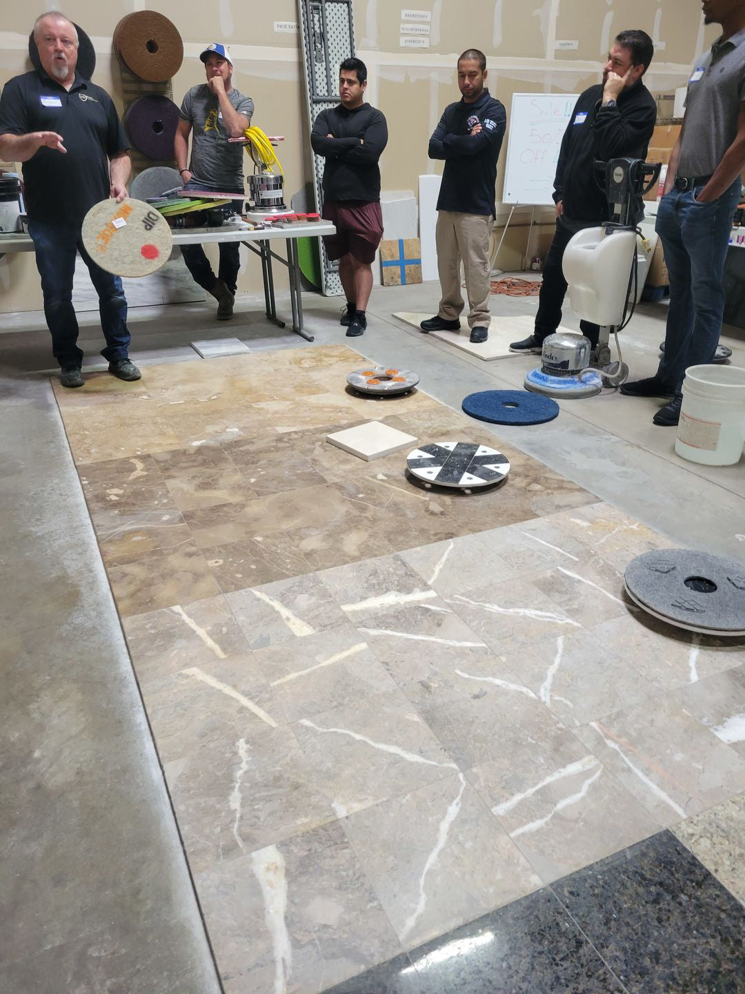 Stone Polishing Private Seminar - Clean Center