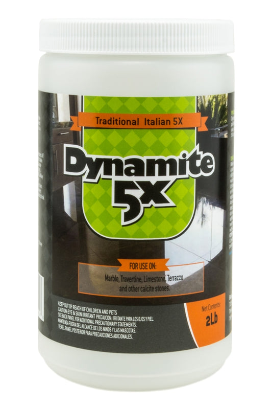 DYNAMITE 5X Polishing Powder for Calcite Stones - Clean Center