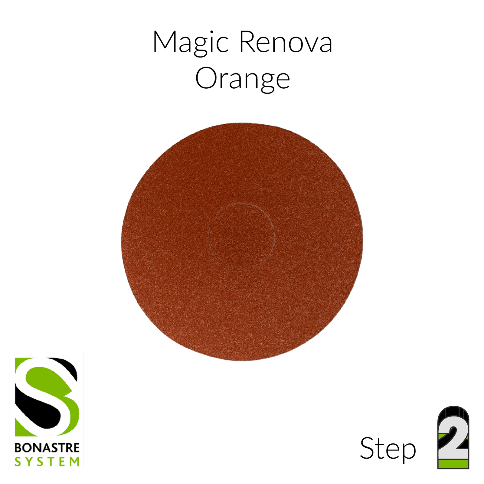 Bonastre Magic Renova 6" Single Discs For Natural Stone Polishing - Clean Center
