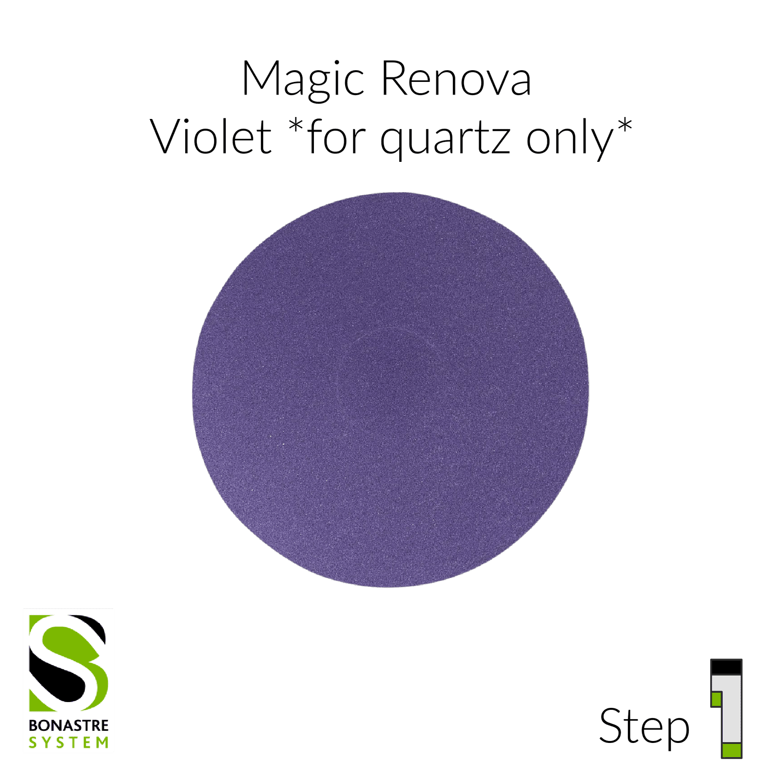 Bonastre Magic Renova 6" Single Discs For Natural Stone Polishing - Clean Center