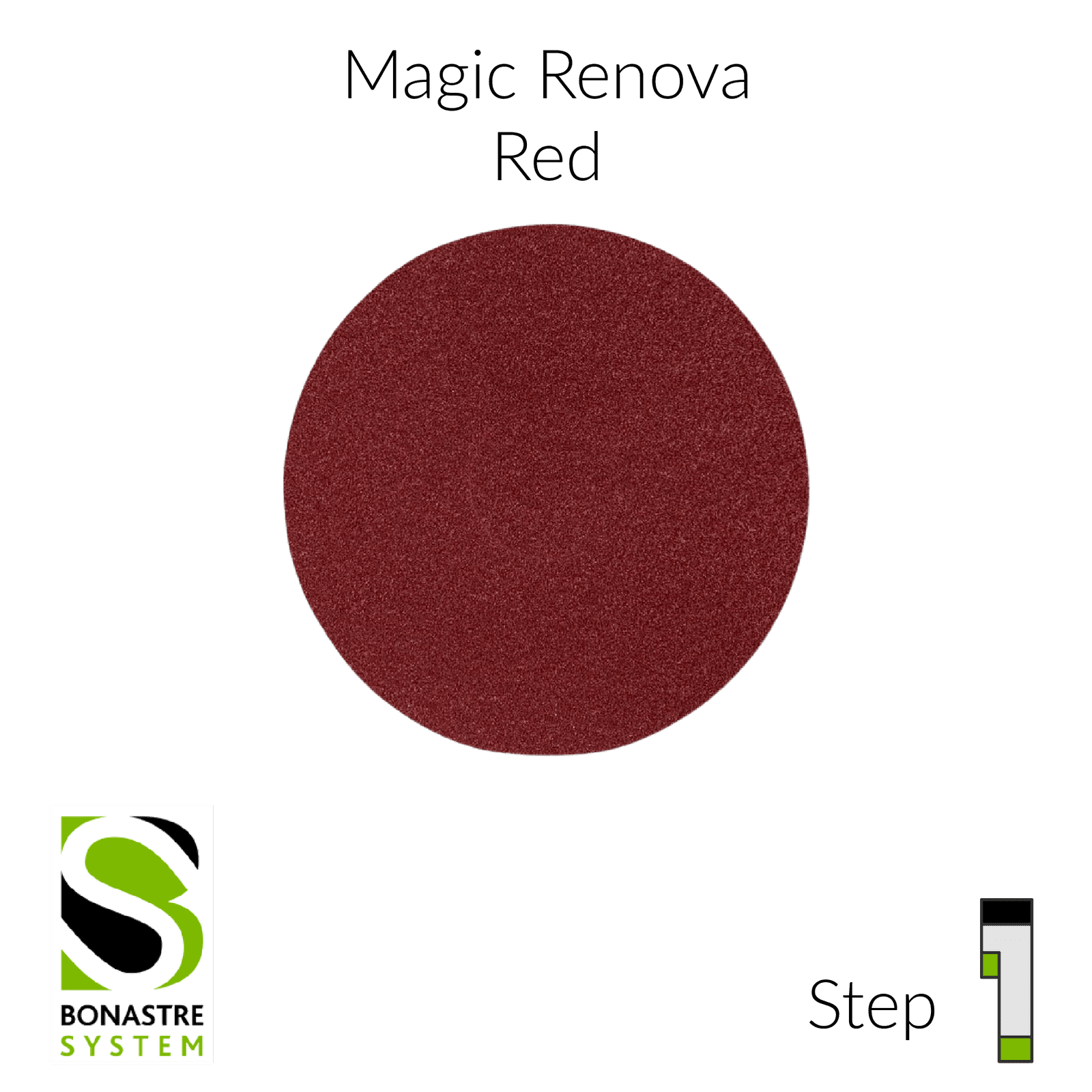 Bonastre Magic Renova 6" Single Discs For Natural Stone Polishing - Clean Center