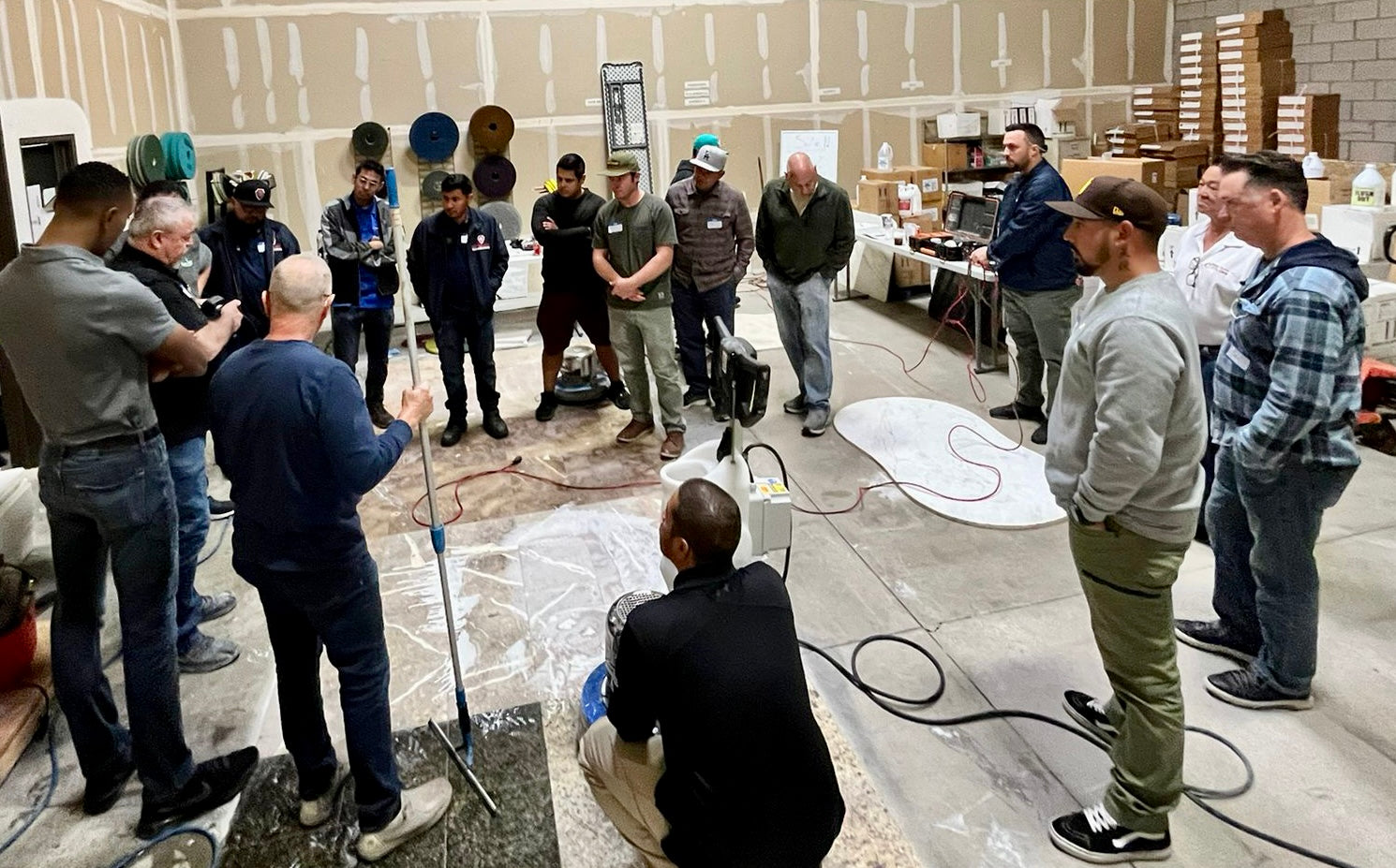Stone Polishing Private Seminar - Clean Center