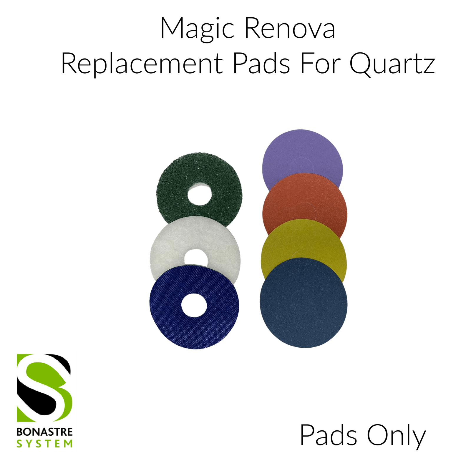 Quartz Polishing Kit - Magic Renova Abrasives & Pad Replacement For Qu –  Clean Center