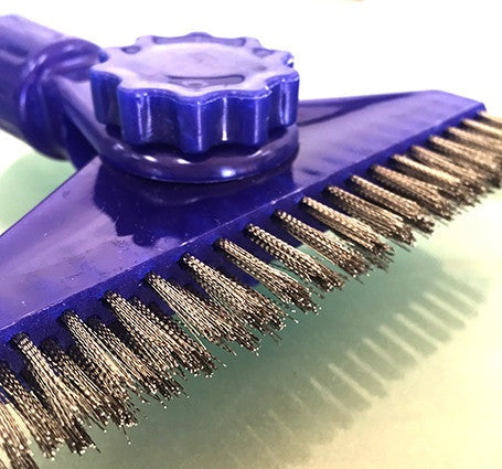 Stainless Steel Grout Brush 8in - Clean Center